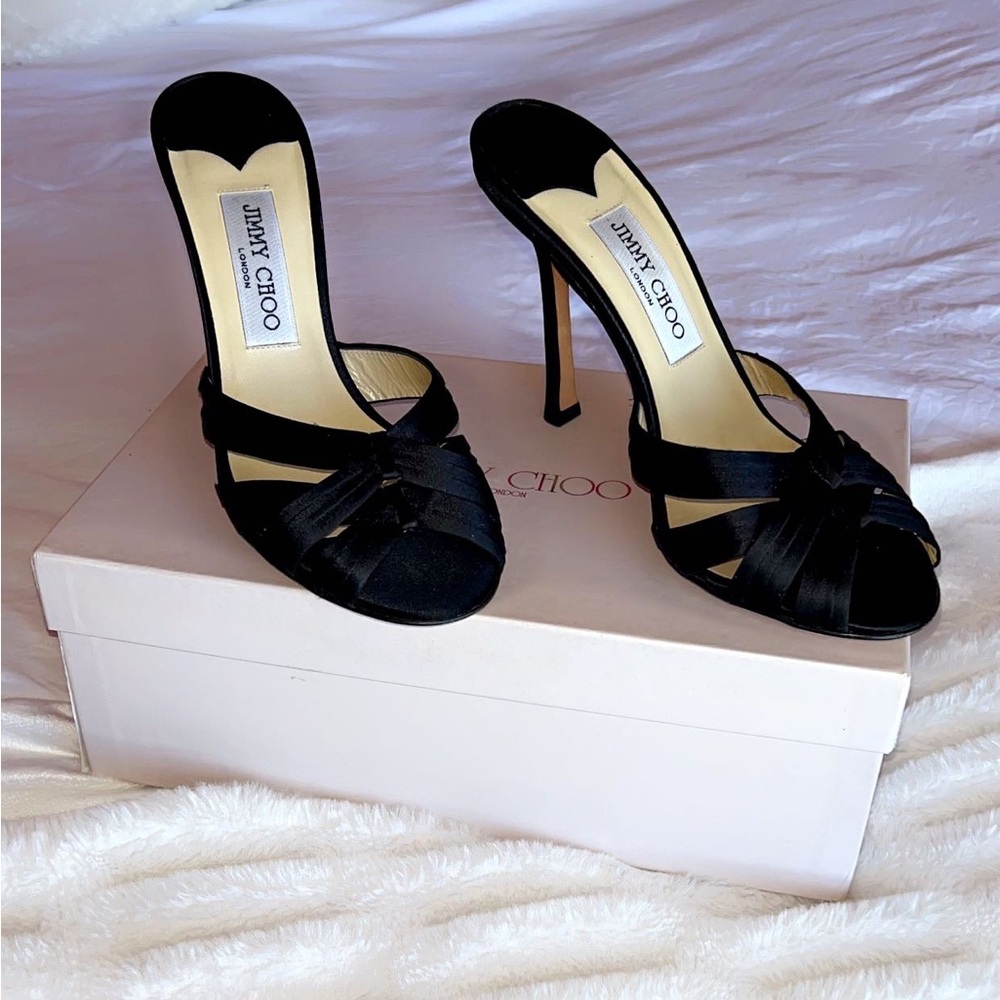 Jimmy choo black mules